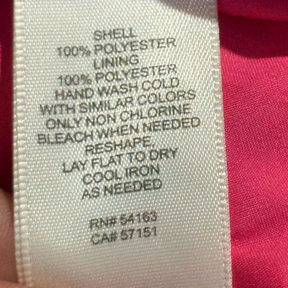 Eliza J. Vibrant Pink Lace Dress Sz 12 - Picture 6 of 6